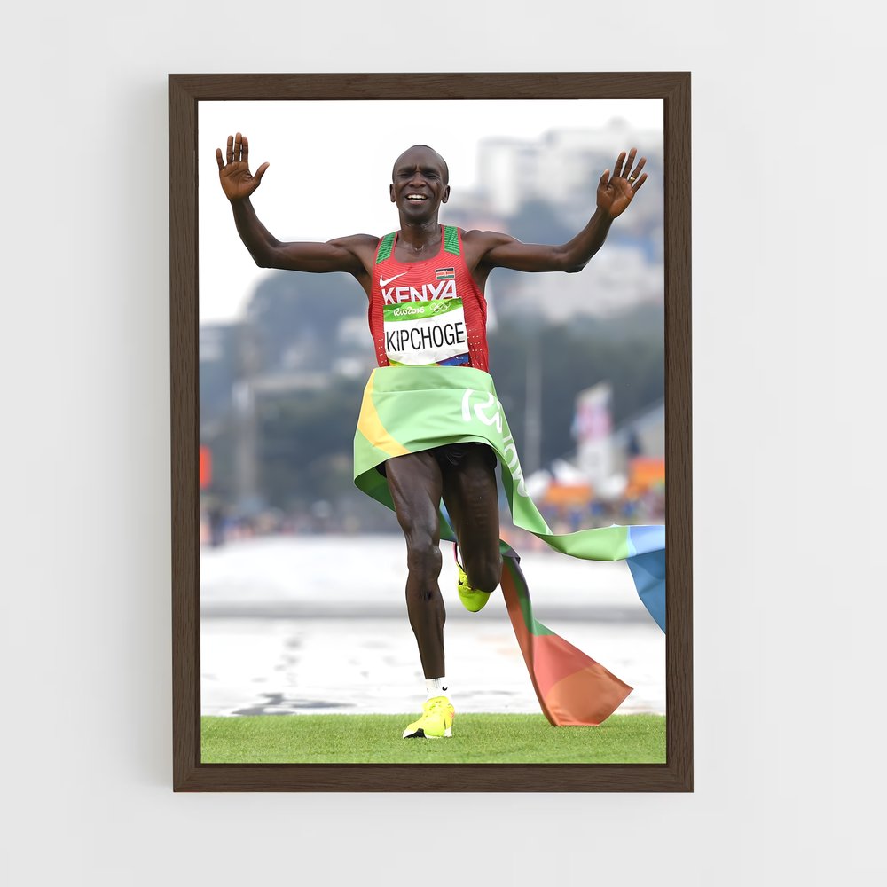 Poster L'Exploit d'Eliud – affiche Athlétisme (vue 5)
